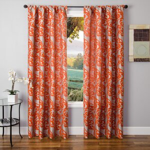 Cordell Nature/Floral Single Curtain Panel