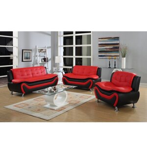 Roselia 3 Piece Living Room Set