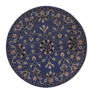 Hand-Tufted Blue Area Rug