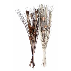 2 Piece Dried Floral Branch Set