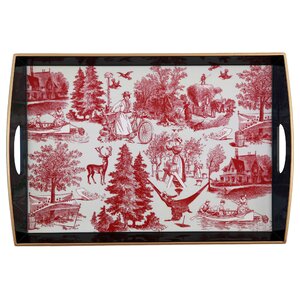 Country Harvest Large Wooden Tray