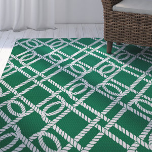 Bridgeport Green Indoor/Outdoor Area Rug