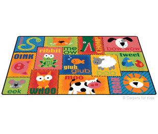 Toddler Rugs Wayfair Emerado Animal Sounds Toddler Area Rug