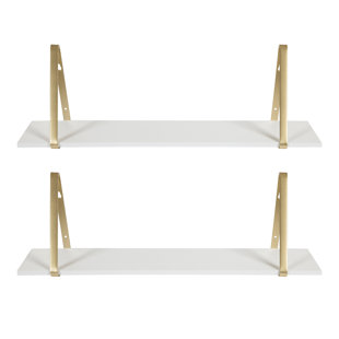 Gold Wall Display Shelves You Ll Love Wayfair Quickview