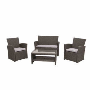 4-tlg. Lounge-Set mit Kissen von Siena Garden