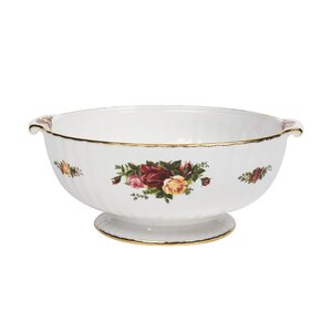 Old Country Roses Fluted Serving Bowl