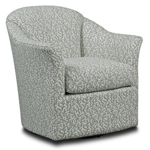 Tub Style Swivel Barrel Chair by Fairfield Chair