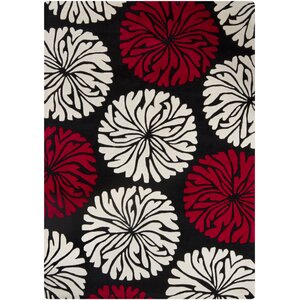 Phair Red Area Rug