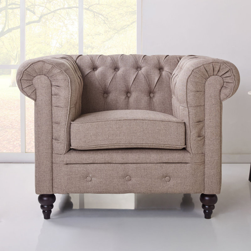 Gold Sparrow Arlington Chesterfield Chair & Reviews Wayfair