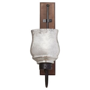 Hicchecok Metal and Wood Wall Sconce