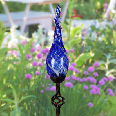 Rcs Gifts Rustic Small Windmill Reviews Wayfair Flame Finial Garden Stake