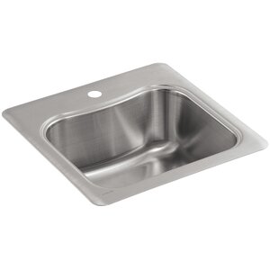 Staccato Top-Mount Single-Bowl Bar Sink with Single Faucet Hole