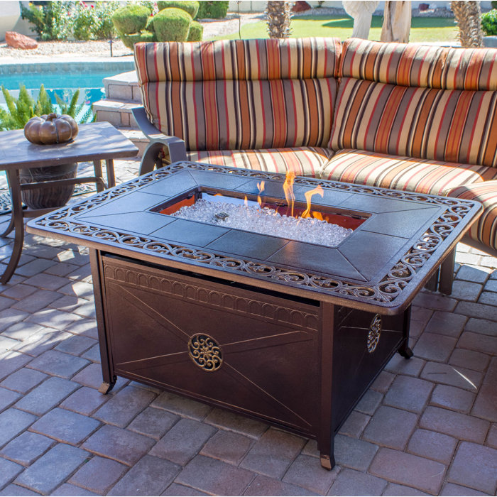Aluminum Propane Fire Pit Table
