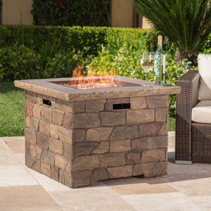 Romo Stone Propane Fire Pit Table