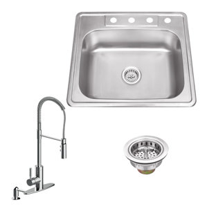 Soleil 20 Gauge Stainless Steel 25