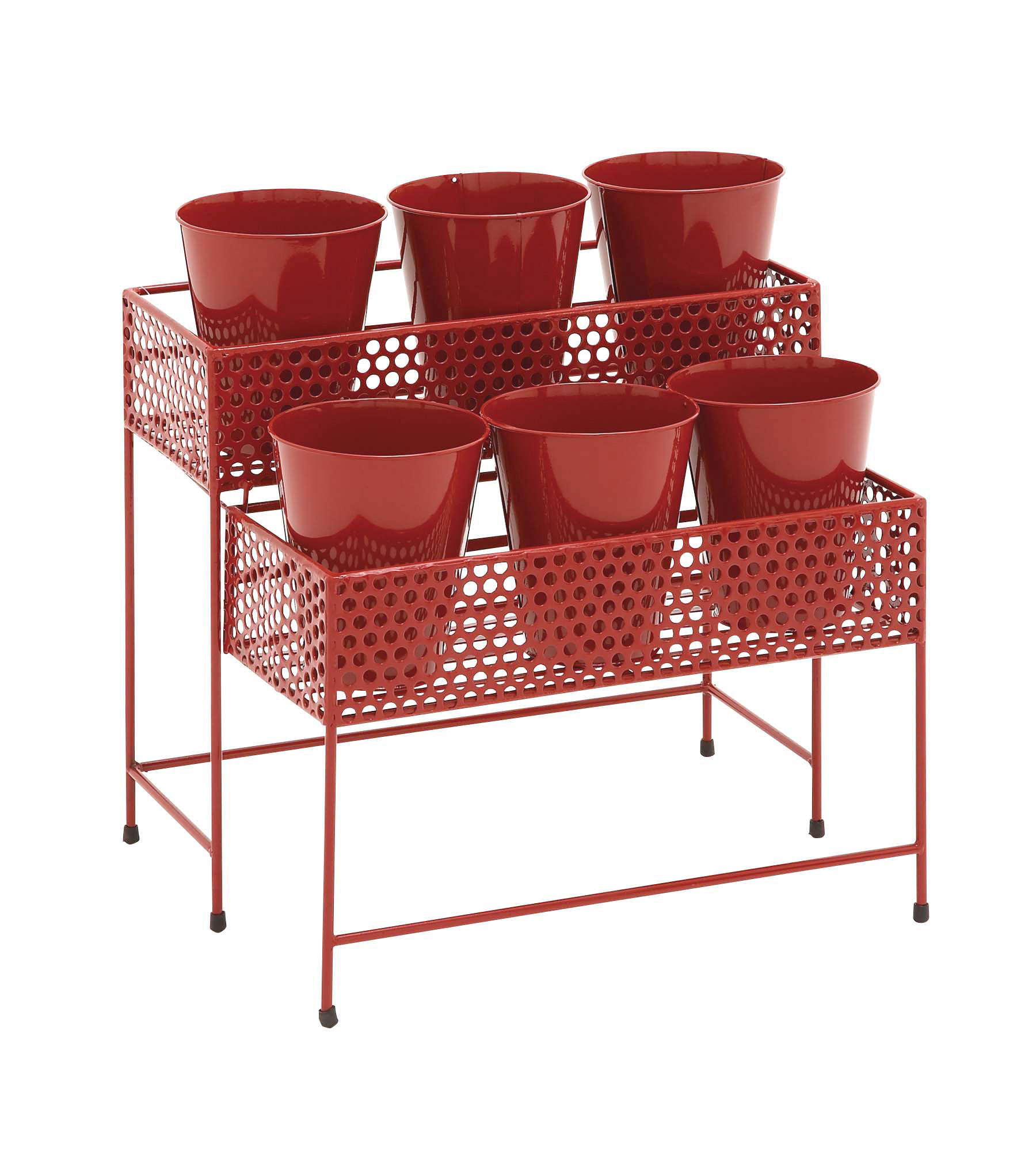 Cole Grey 2 Tiered Plant Stand Reviews Wayfair