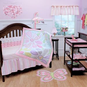 Crazy Daisy 4 Piece Crib Bedding Collection
