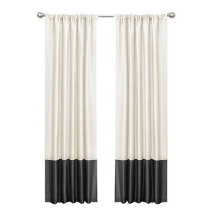 Maribelle Rod Pocket Light-Filtering Curtain Panels (Set of 2)