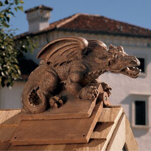 Apex The Winged Dragon Roof Cresting Statue