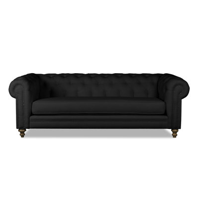 South Cone Home Hanover Tufted Linen Chesterfield Sofa Wayfair Hanover Tufted Linen Chesterfield Sofa