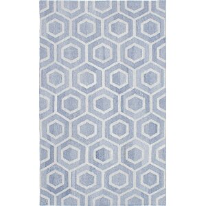 Tribeca Hand-Woven Blue Area Rug