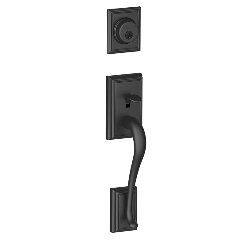 Schlage Addison Exterior Handleset Grip with Exterior