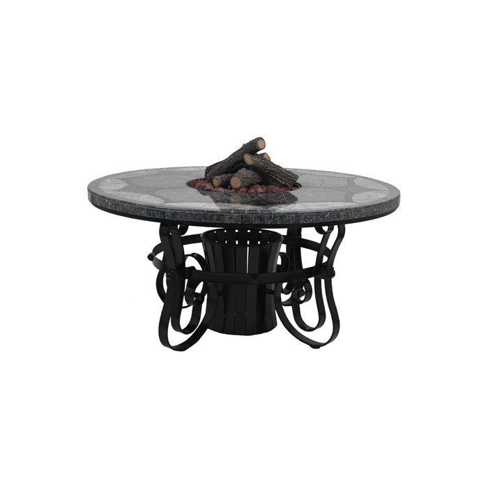 Sundance Southwest Wrought Iron Gas Fire Pit Table Wayfair Ca