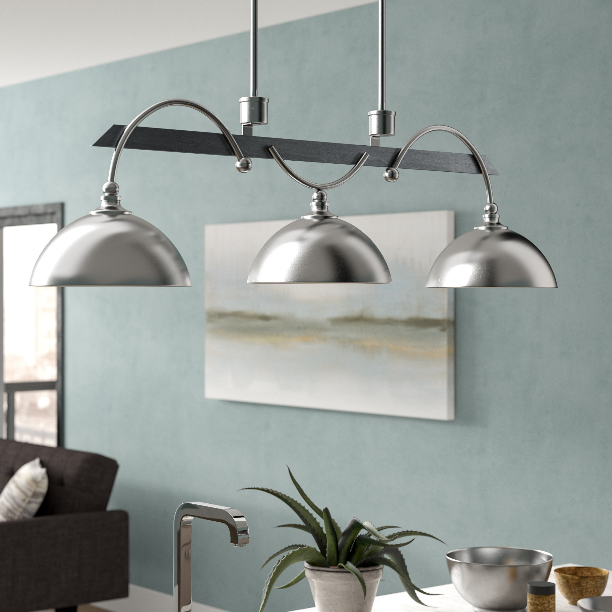 Rebecca 3 Light Kitchen Island Pendant Rebecca 3 Light Kitchen Island Pendant