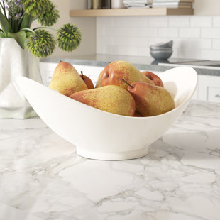 Large White Fruit Bowl Wayfair Allender White Fruit Bowl Set Of 2