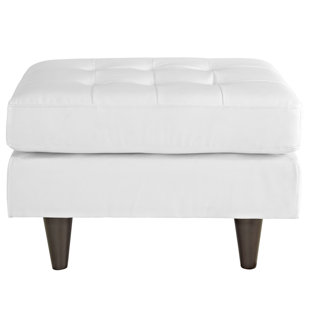 Modern Contemporary Leather Footstool Allmodern Quickview
