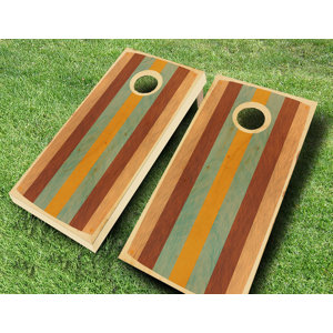 Stained East Coast Cornhole Set