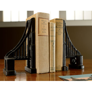 Cast Iron Bridge Book End (Set of 2)