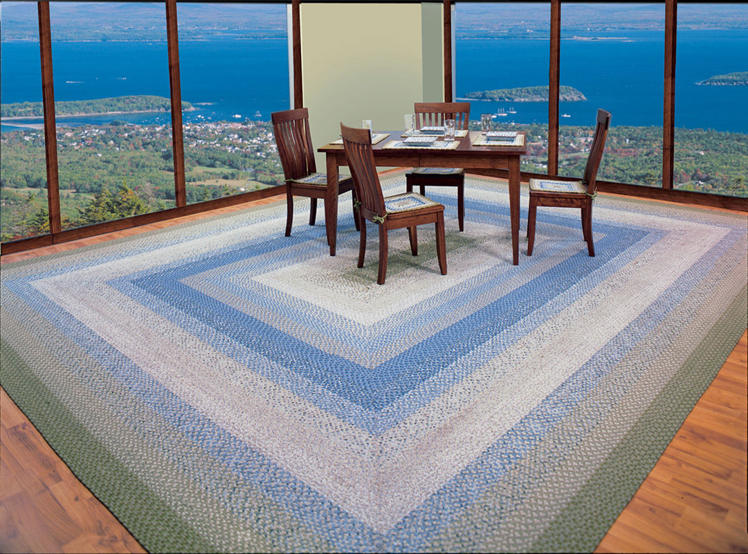 Homespice Decor Cotton Braided Seascape Area Rug & Reviews Wayfair