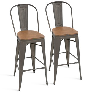 Barstool Set Of 4 Wayfair Duo 30 12 Bar Stool Set Of 2