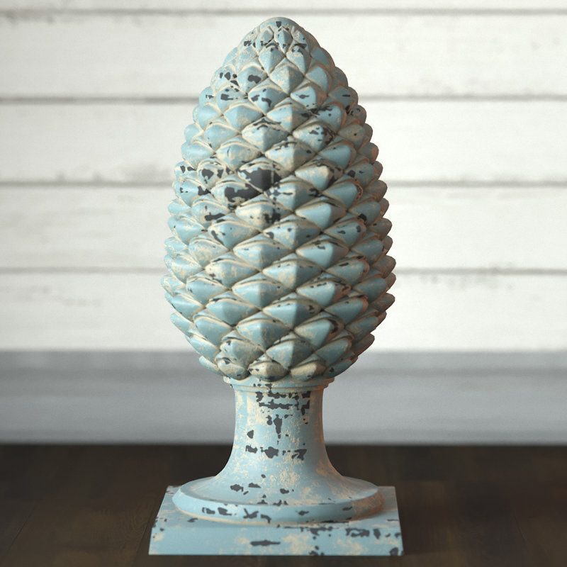 One Allium Way Artichoke Finial Sculpture & Reviews Wayfair