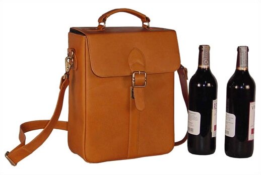 double wine bottle carrier