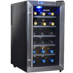 18 Bottle Single Zone Freestanding Wine Cooler