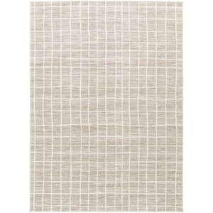 Kamden Tan/White Area Rug