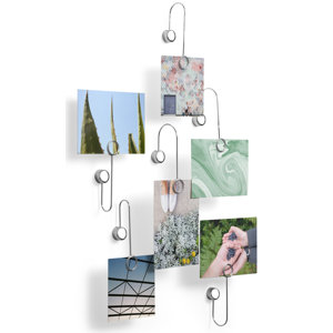 6 Piece Phantom Photoclip Adhesive Picture Frame Set