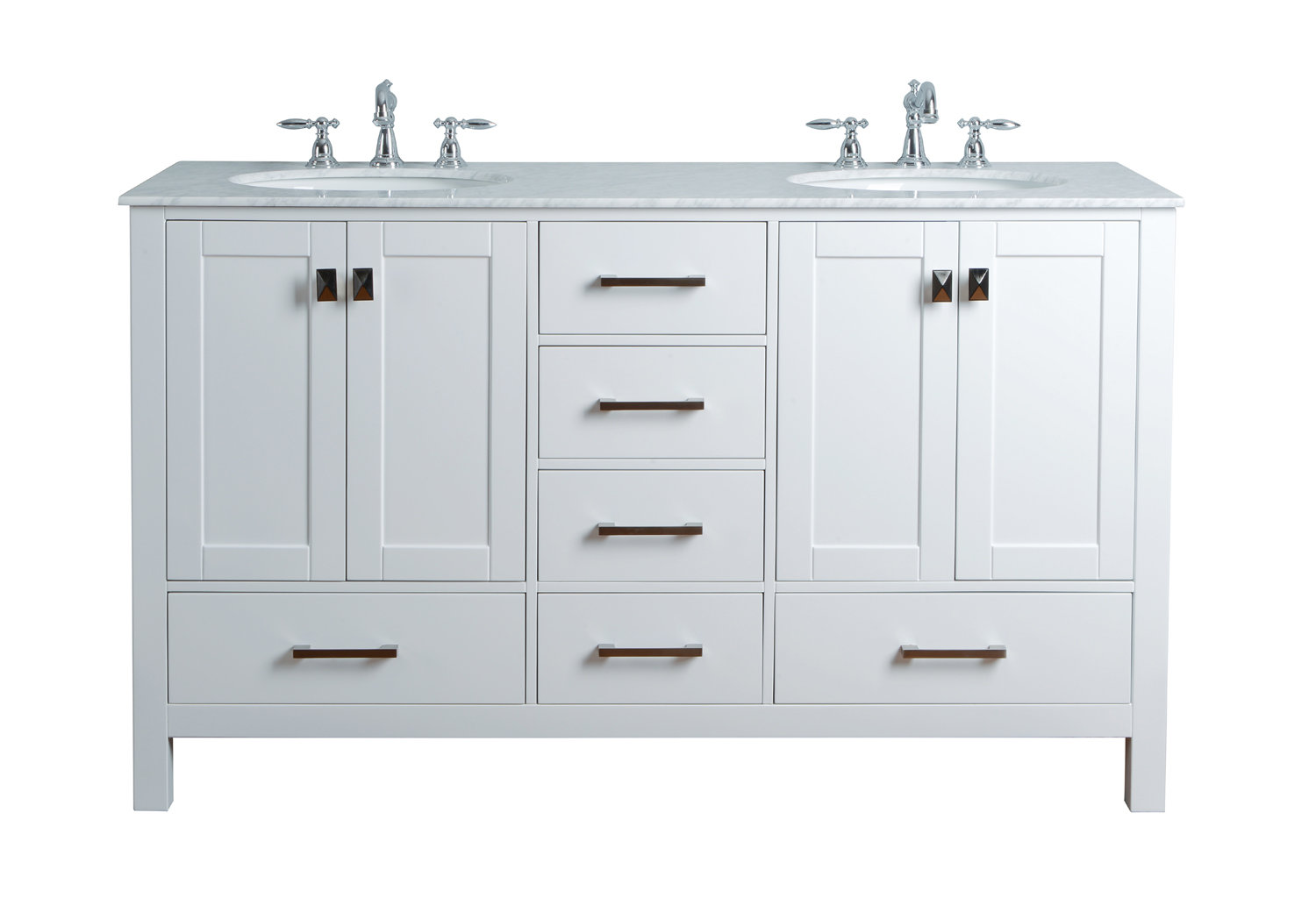 Bowlin 60 Double Bathroom Vanity Set Reviews Joss Main