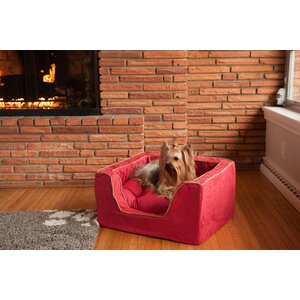 Luxury Square Pet Bed with Memory Foam