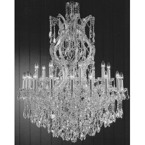 Alvarado 25-Light Crystal Chandelier