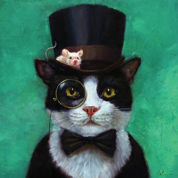    cat in a top hat