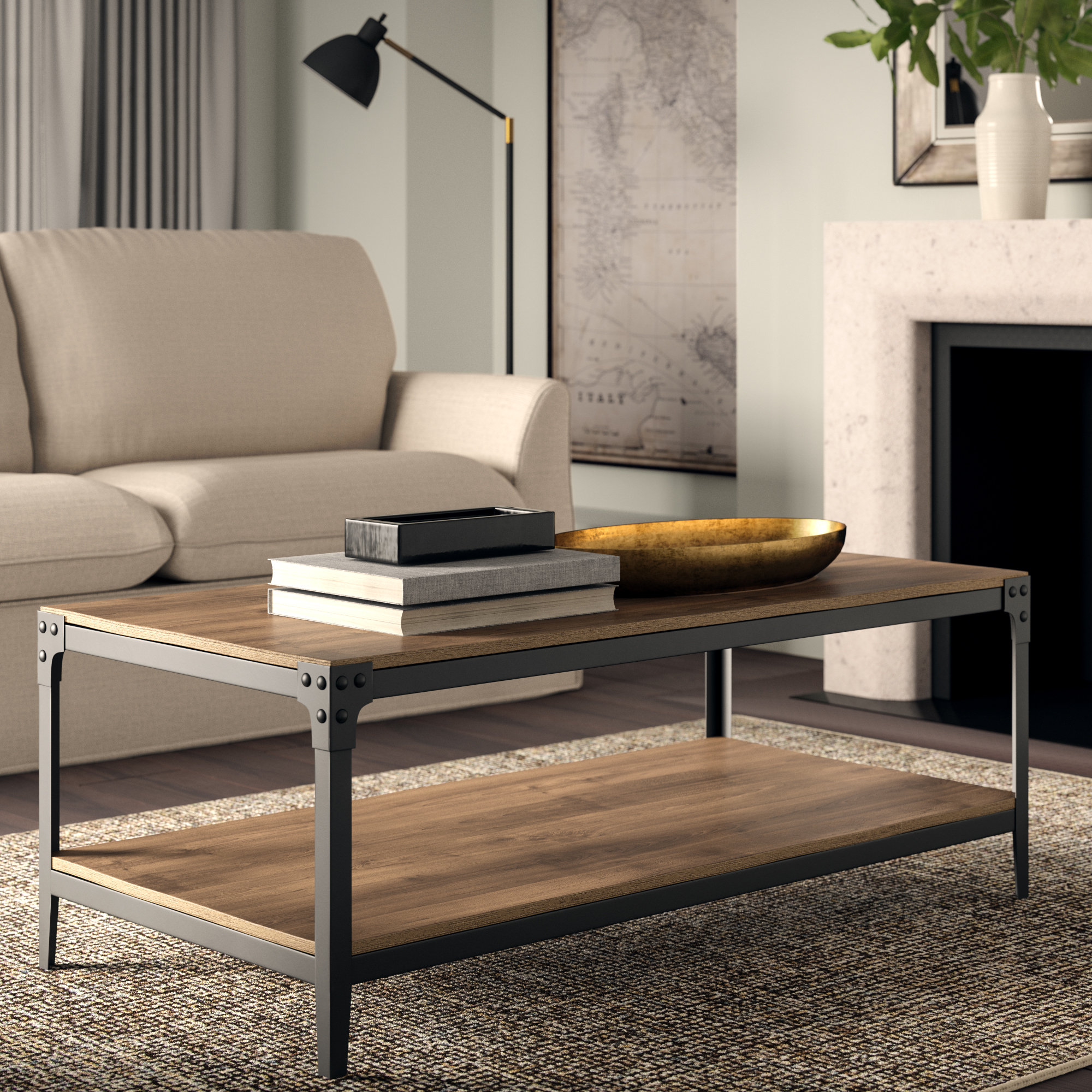 Rustic Barnwood Coffee Table Wayfair Quickview