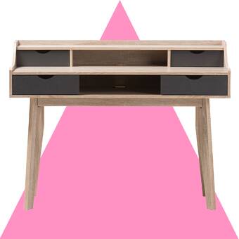 Osp Designs Kent Credenza Desk With Hutch Wayfair