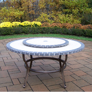 Umbrella Table Lazy Susan Wayfair Quickview