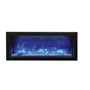 Panorama Series Built-in Wall Mount Electric Fireplace by Amantii