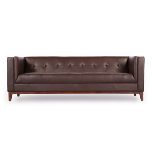 Modern Leather Sofas Couches Allmodern Quickview