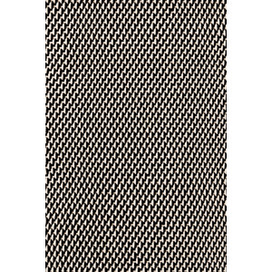 Two Tone Rope Hand Woven Black Indoor/Outdoor Area Rug