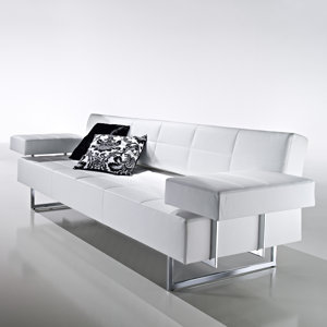 2-Sitzer Schlafsofa Clark NULL aus Leder von Cia..